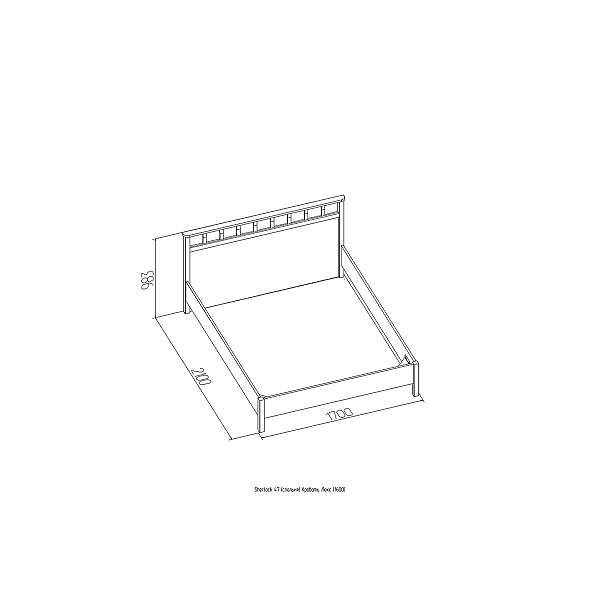 Купить кровать-люкс 47 sherlock - 9 383 руб.