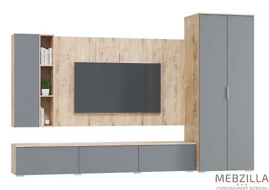 Купить гостиная модульная сканди. комплект 3, смоки - 48 726 руб.