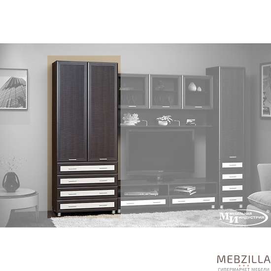 Купить шкаф двухдверный инесса ин-108 - 20 569 руб.