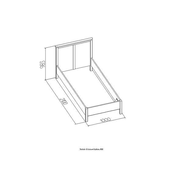 Купить кровать 45 sherlock - 6 846 руб.