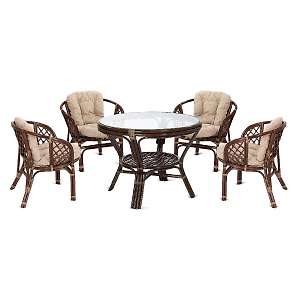 Комплект обеденный (стол + 4 кресла) 22/02 + 03/10В