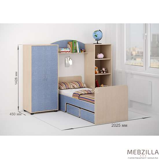 Купить детская стенка легенда №25 - 21 030 ₽