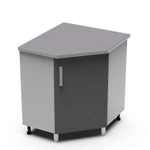 Угловой рабочий стол 850х850 угол скос Танго УР