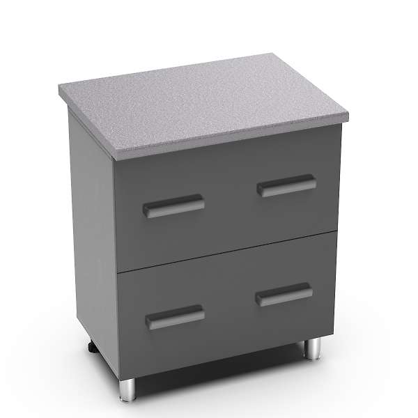 Купить рабочий стол 800 горизонтальный с 2 ящиками танго 8рг - 7 413 руб.