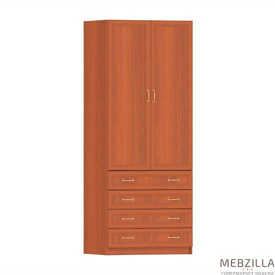 Купить шкаф двухдверный платяной с ящиками эльза эл-10 - 20 430 руб.