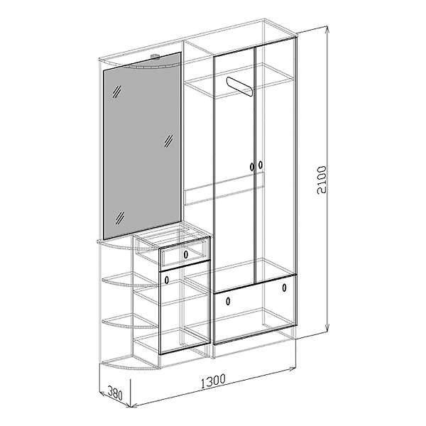 Купить шкаф софия 1 - 17 963 руб.