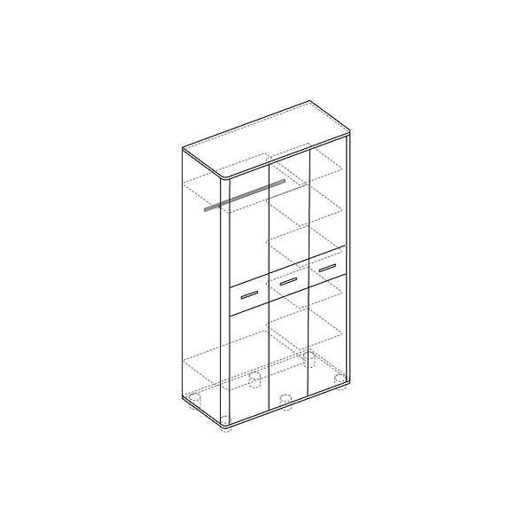 Купить шкаф трехдверный-13 оливия - 29 830 ₽