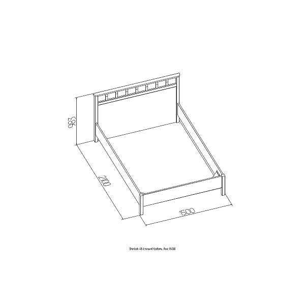 Купить кровать-люкс 48 sherlock - 8 446 руб.