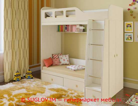 Купить кровать двухъярусная астра 3 - 28 500 руб.