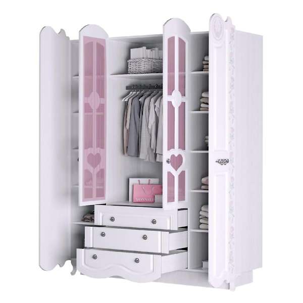 Купить шкаф четырехдверный принцесса - 60 810 руб.