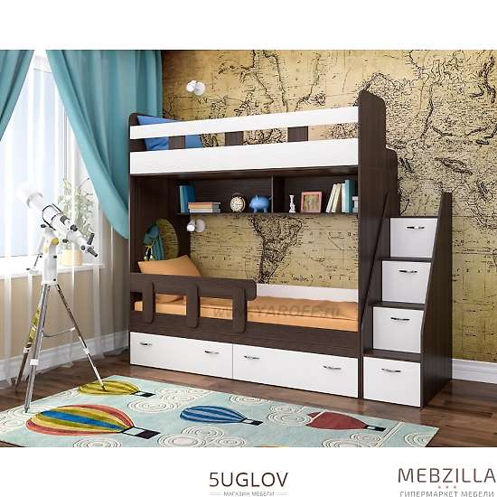 Купить кровать двухъярусная юниор 1 - 34 160 ₽