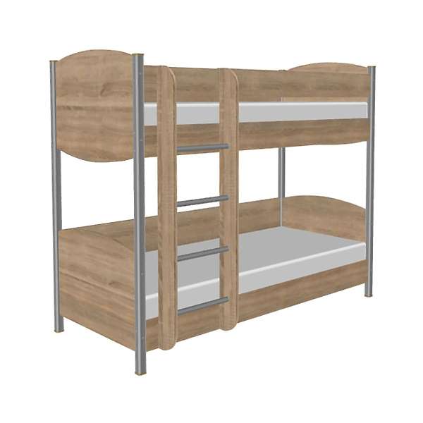 Купить кровать двухъярусная ксюша кр-123 бд - 24 992 руб.