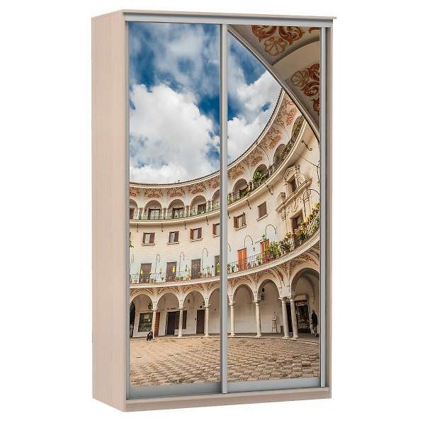 Купить шкаф-купе модерн 1776 (фотопечать, 3 секции) - 43 478 руб.