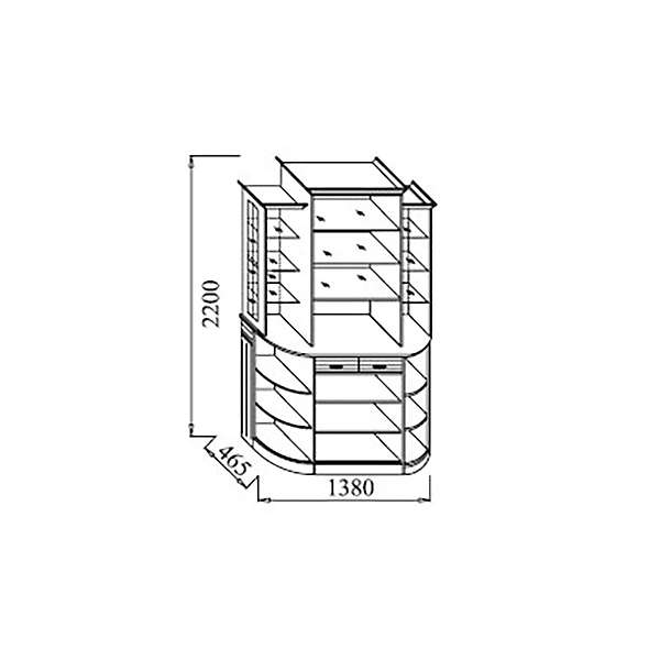 Купить шкаф универсальный венеция в-1 - 59 890 руб.