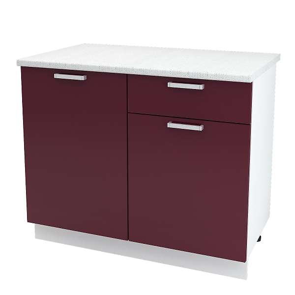 Купить шкаф напольный с одним ящиком джулия шн1я 1000 б/ст - 6 830 ₽