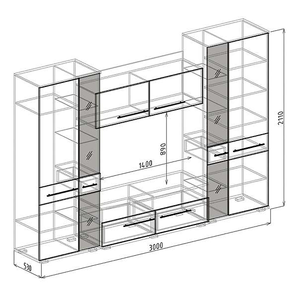 Купить гостиная некст - 44 648 ₽