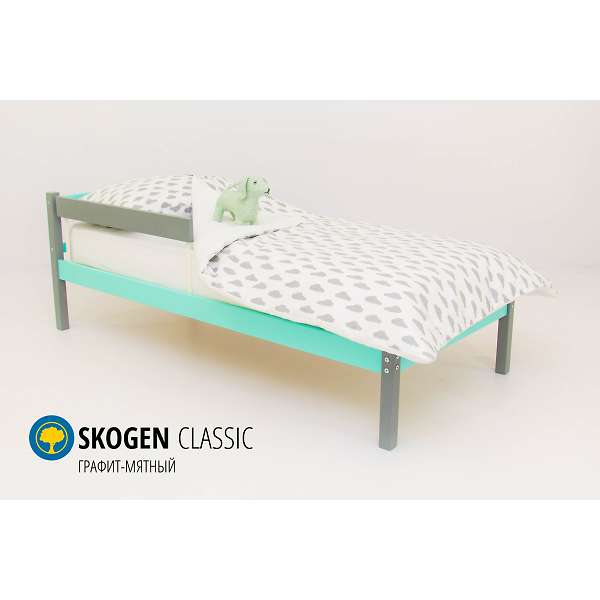 Купить кровать svogen classic графит-мятный - 7 890 руб.