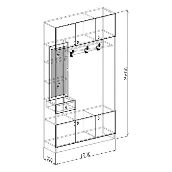 Купить шкаф вега 3 - 15 415 руб.