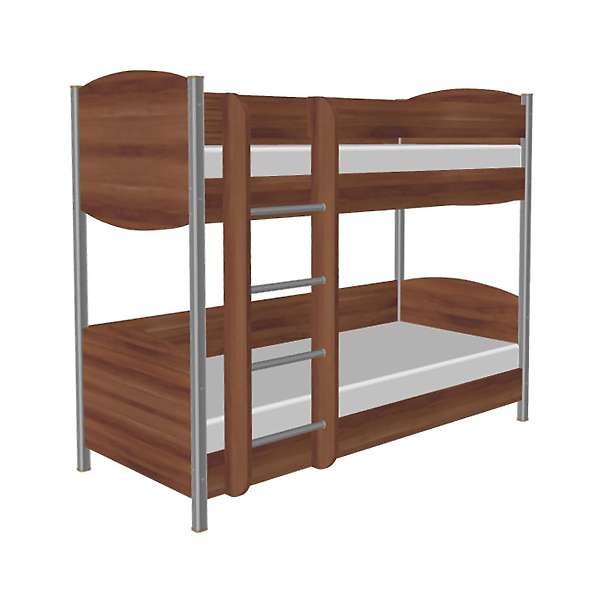 Купить кровать двухъярусная ксюша кр-123 бд - 24 992 руб.