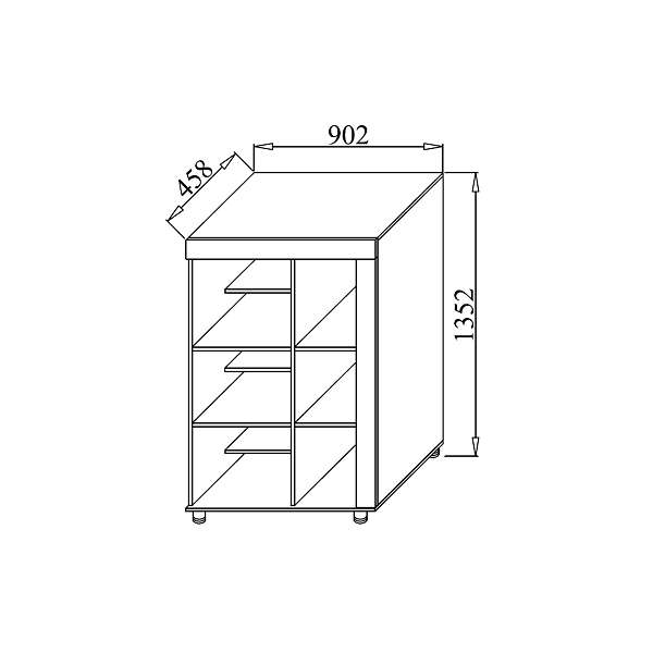 Купить шкаф мцн 900 бэлла-5 - 18 030 руб.