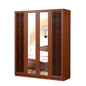 Шкаф четырехдверный Ивушка-7