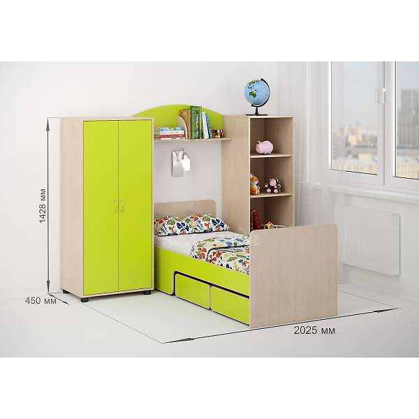 Купить детская стенка легенда №25 - 21 030 ₽