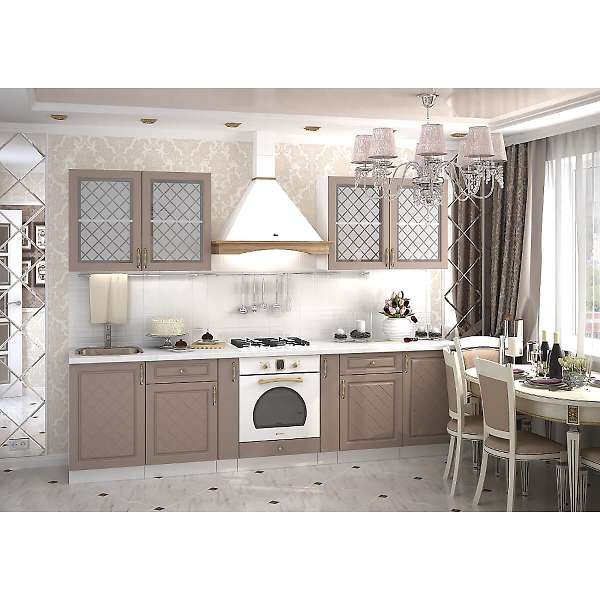 Купить шкаф навесной со стеклом модена швс 600-720 - 4 355 ₽