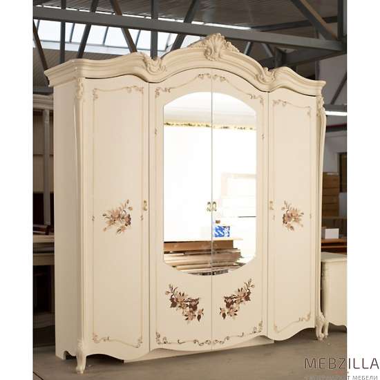 Купить шкаф четырехдверный с зеркалами альба - 44 550 руб.