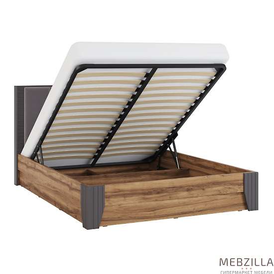 Купить кровать с мягкой спинкой, с подъемным механизмом моника 2.1 140х200 - 37 824 руб.