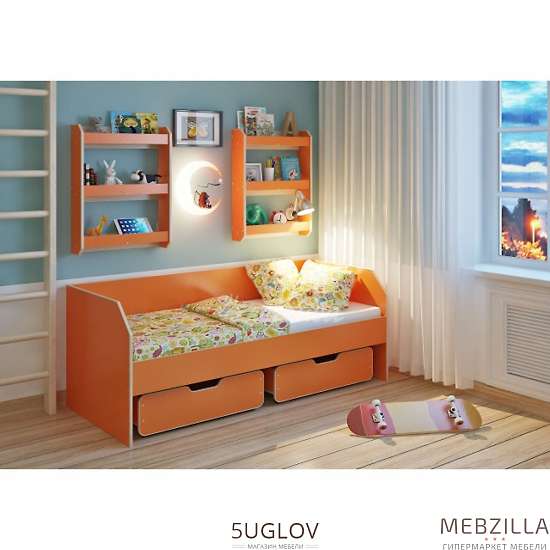 Купить кровать легенда 13.1 с полками - 15 890 ₽