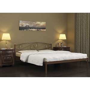 Кровать металлическая Волна