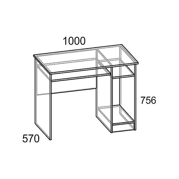 Купить компьютерный стол пкс-2 стандарт - 3 040 руб.