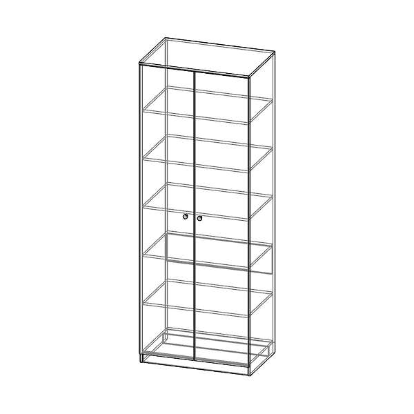 Купить шкаф двухдверный соло сл-23 - 11 300 ₽