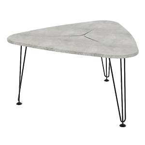 Стол журнальный Мальта (бетон светлый)