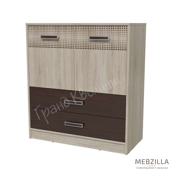 Купить комод румба с дверками и ящиками 4-4424 - 7 440 руб.