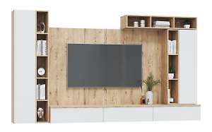 Гостиная модульная Сканди. Комплект 7, белый