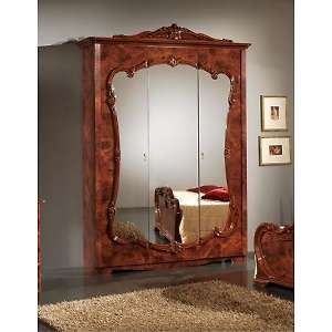 Шкаф трехдверный с зеркалами Тициана