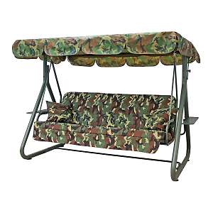 Качели садовые Камуфляж