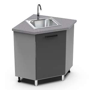 Шкаф напольный мойка угловой Контемп ШНУМ 850
