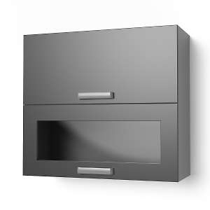 Шкаф навесной горизонтальный комбинированный 800 Луксор 8ВК