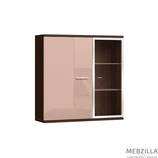 Купить шкаф настенный со стеклом домино дм-36 - 9 700 ₽