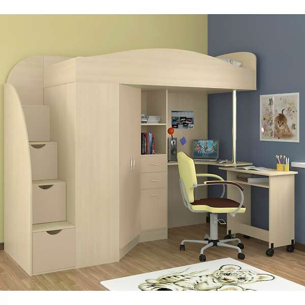 Купить кровать-чердак юниор 4 - 33 330 ₽