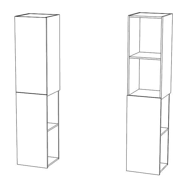Купить шкаф навесной 1д альда кмк 0782.1 - 11 389 руб.