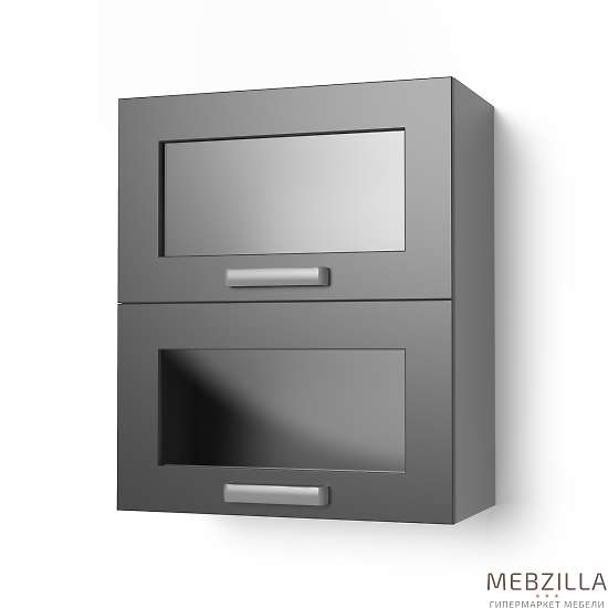 Купить шкаф навесной горизонтальный со стеклом 600 луксор 6вгс - 5 678 ₽