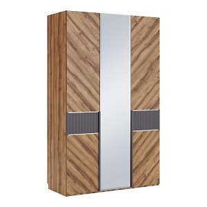 Шкаф трехдверный с зеркалом Моника 8