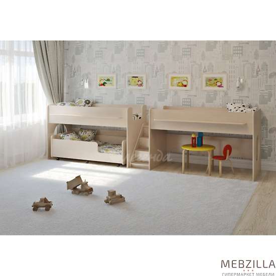 Купить кровать трехъярусная легенда 23.5 - 46 780 ₽