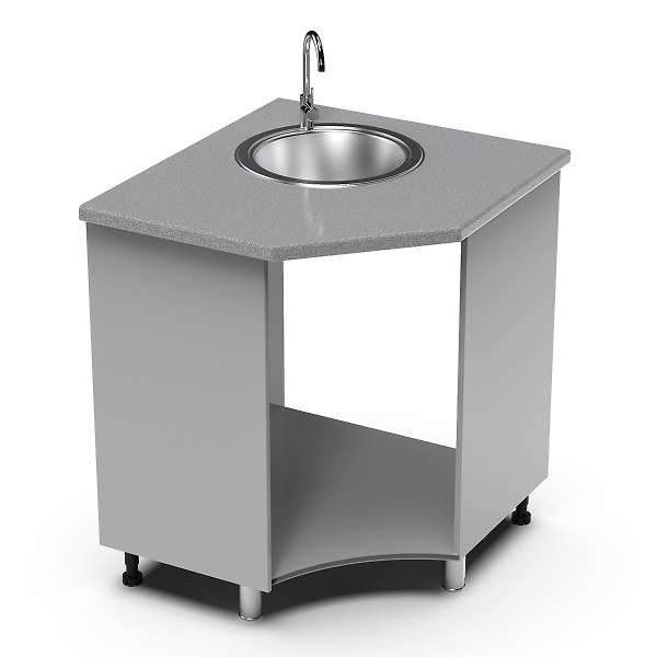 Купить угловая мойка 850х850 угол радиусный танго умр - 10 377 руб.