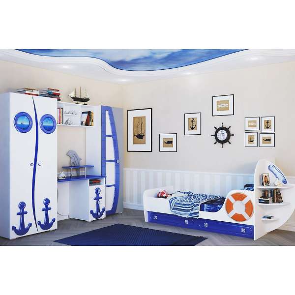 Купить кровать парус одноярусная яхта-1 - 18 825 руб.