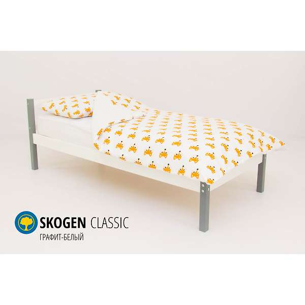 Купить кровать svogen classic графит-белый - 7 890 руб.