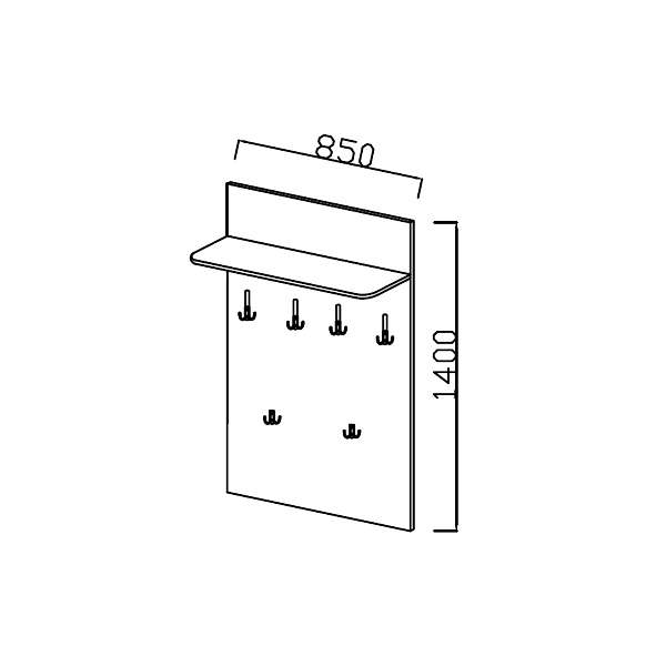 Купить вешалка навесная визит-17 прованс - 4 430 руб.